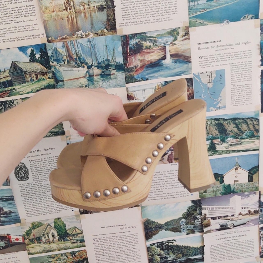 Splash Chunky Heels